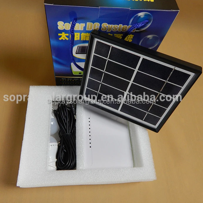 5w Led Solar System Ceiling Light Smart Solar Lighting System For