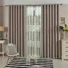 New Design Popular Faux Linen Drapes Grommet Window Curtain For Hotel/Room