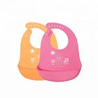 Eco-Friendly Washable Soft Silicone Baby Bib Blank