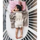 Cute Bunny Kids Baby Napping Blanket Rabbit Bedding Towel Cover Throws Wrap Soft