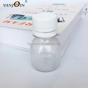 60ml customized pet plastic mini baby milk bottle with lid
