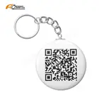 metal brass custom mold enamel qr code name tag shopping trolley coin key chain