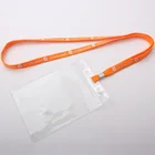Hot sell printed cheap tube lanyard with work id card holder