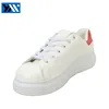 New model cheap comfortable plain white canvas shoes for kids