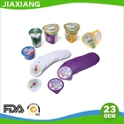 plastic coated aluminum foil Lidding For Yogurt Cup