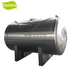Horizontal Type 304 Stainless Steel Containers Dairy Storage Tank 10000 Liter Water Tank Price