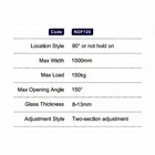 Door Hinge Hinge Floor Mini Glass Door Floor Spring Hinge No Dig