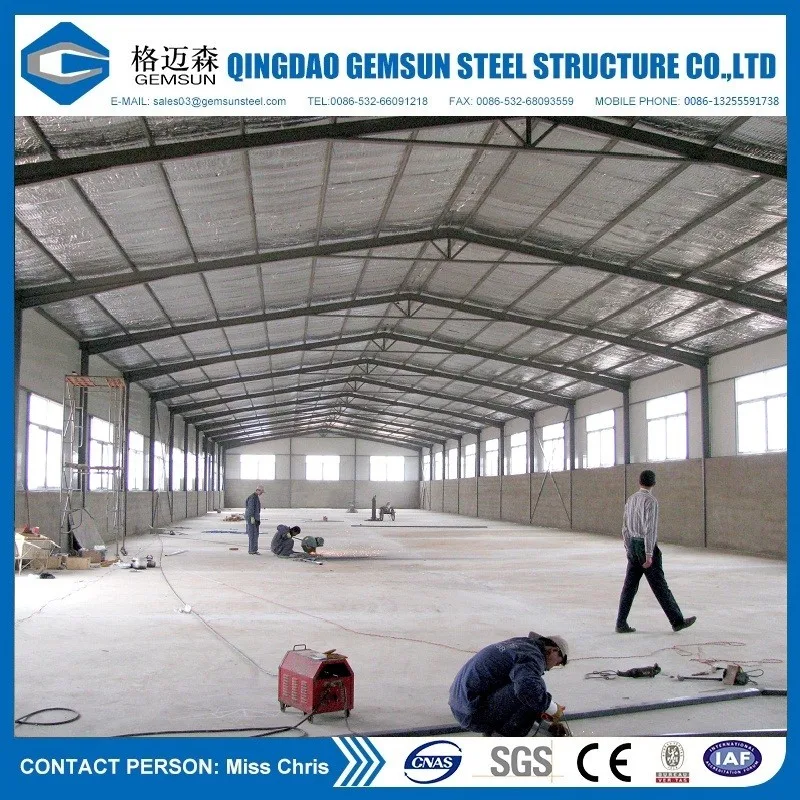 Heavy Duty Steel Warehouse Workshop Made in China