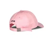 custom cheap short brim 3d embroidery baseball cap high quality pink women base ball caps