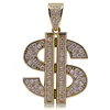 hiphop 1 dollar sign symbol $ wealth pendant jewelry necklace