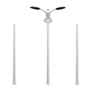 Q235 3m-35m high mast pole foundation design / galvanized pole manufacturers/ street light poles