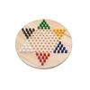 Wooden checkers board game design on sale