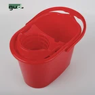 Wholesale 14L plastic wringer mop bucket with factory price