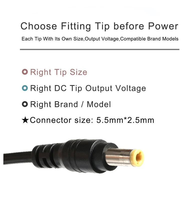 19.5V 9.2A vacuum cleaner adapter