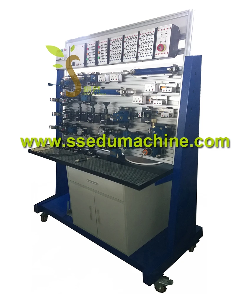 Plc Electro Hydraulic Training Workbench Didactic Equipment Plc