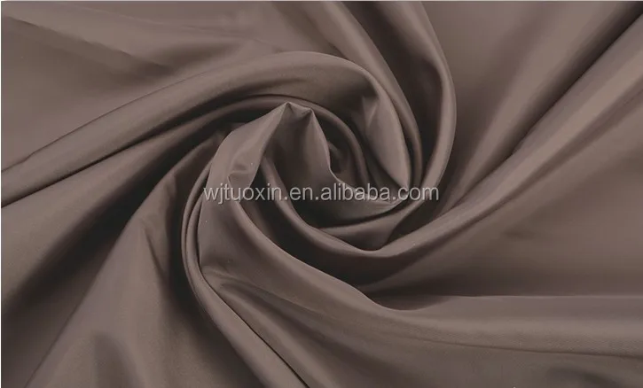 190t thin lining woven polyester taffeta silk taffeta fabric