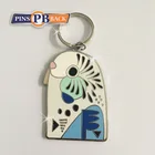 New style China manufacturer metal keychain design custom Logo NO MOQ hard enamel keychain high polish sliver keyring