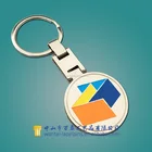 PinsBack metal 1.5" hard silver plated -customized shape enamel custom keychain aluminium