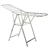 Foldable 2 layers Clothes air dryer mental material heavy duty butterfly wings stand folding Clothes hanger drying rack