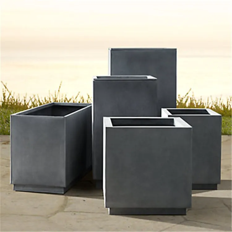 Black Mild Steel Planter