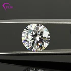 wholesale AAAAA Quality White Round Synthetic Cubic Zirconia Stone