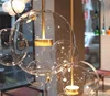Molecular chandelier with personality magic beans bubbles