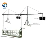 High rise window cleaning equipment building maintenance cradle cast iron counterweight platform
