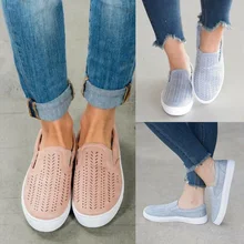 2018 New Arrivals Women Casual Wear Round Head Hollow Shoes