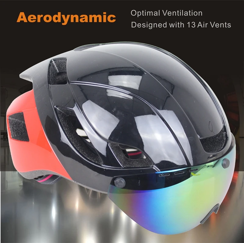 bike helmet detachable visor