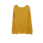 Best Selling Round Neck sweater long dress With geometric pattern