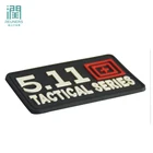Custom embossed 3d raise logo style oem brand artwork pvc rubber badge cartoon patches for clothing