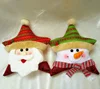 Christmas Santa Claus Snowman Five-Pointed Star Decorations Family Christmas Pillow