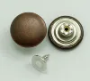 plain brass shank button for jeans and denim