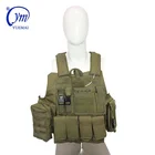 Military bullet proof tactical air soft body armor combat vest og ciras vest