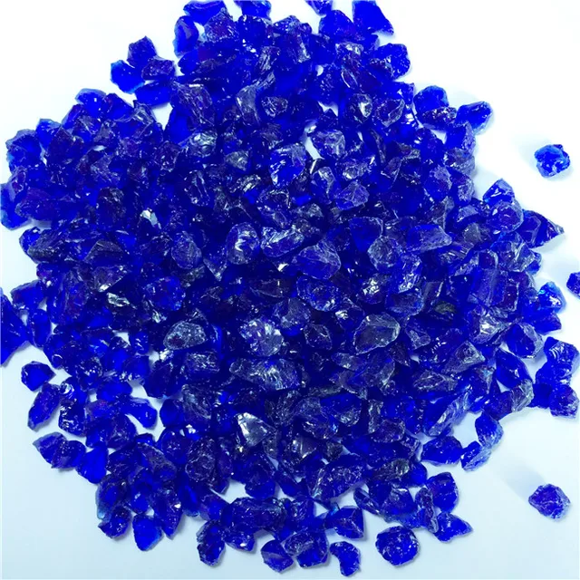 nice color crushed glass for decorative applications