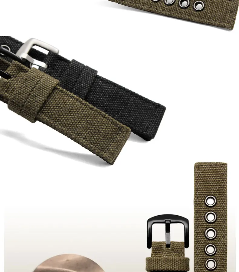 nylon canvas watch strap