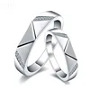 2018 Tending Brass Diamond Couple Rings for Valentine's Day Gift Ring Adjustable Engagement Women Wedding Ring