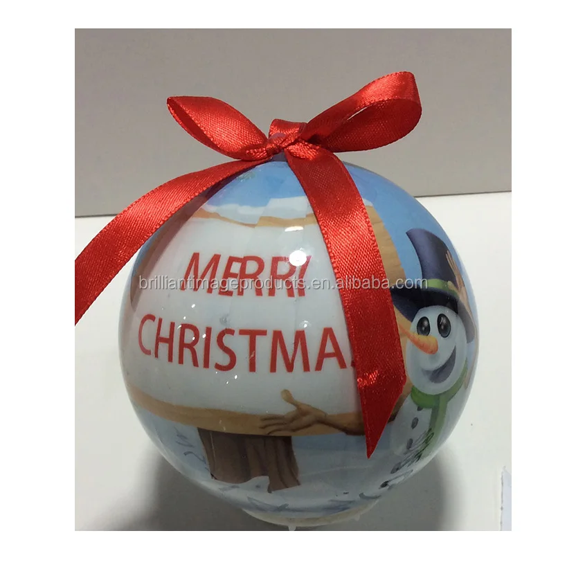 2018 hot sale handmade christmas tree decoration foam ball