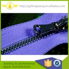 Close-end Zipper Close-end 2 Way Metal Zipper New Design Close-end Auto Lock 5# 8# Gold Metal Zipper For Leather Jacket