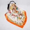 Fashion Printing Horse with Belt Pattern Silk Stain Square Head Scarf