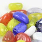colorful decorative irregular shape glass beads marbles