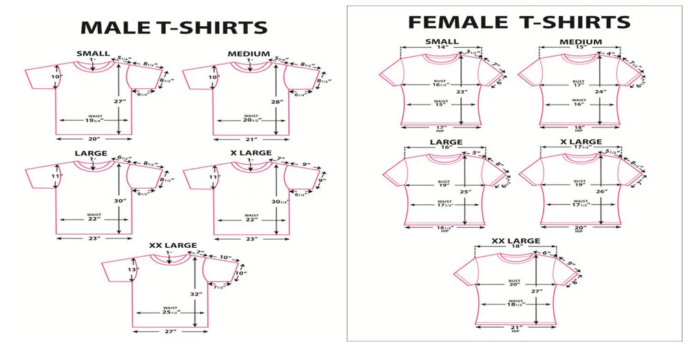 pocket measurements on t shirt