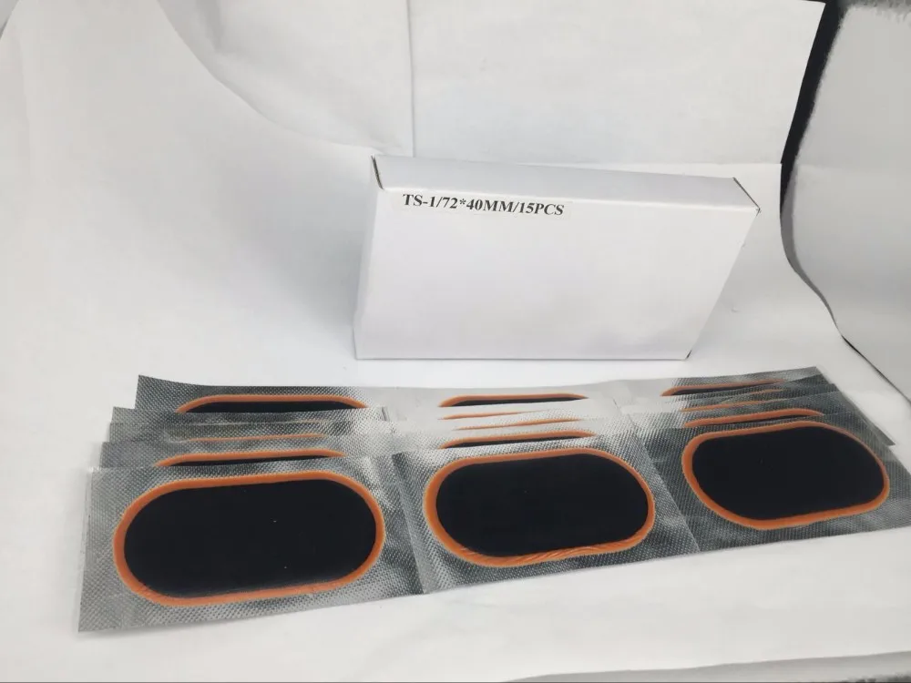 Tubeless cold vulcanization radial tire repair patch