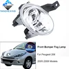 YZX High Quality Front bumper fog light For Peugeot 206 2005-2008 Driving light Replacement Fog Lamp 6204T2 / 6205T1