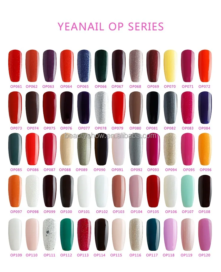 YEANAIL Guangzhou China legal nail products supplier soak off led uv gel nail polish