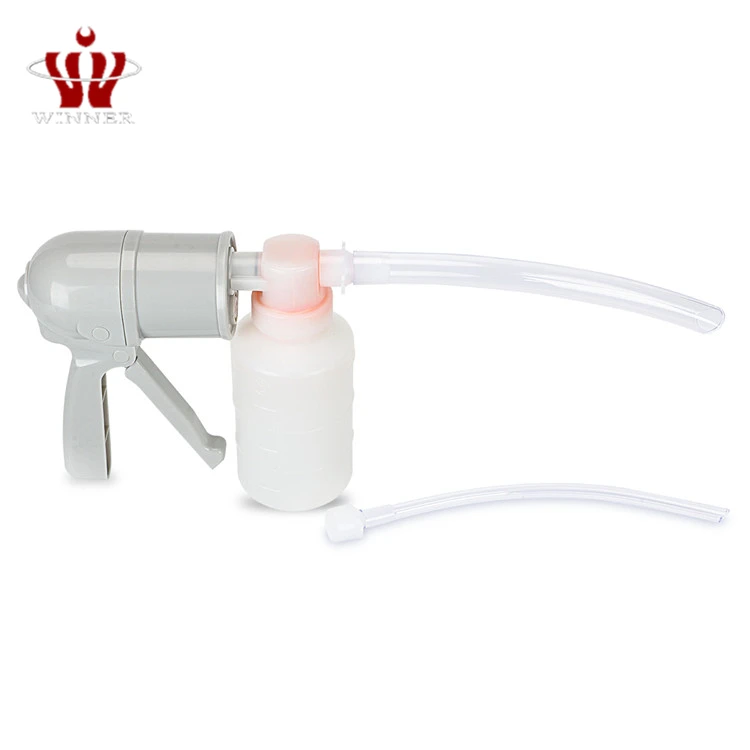 300 ML portatif médical PVC pompe d'aspiration manuelle