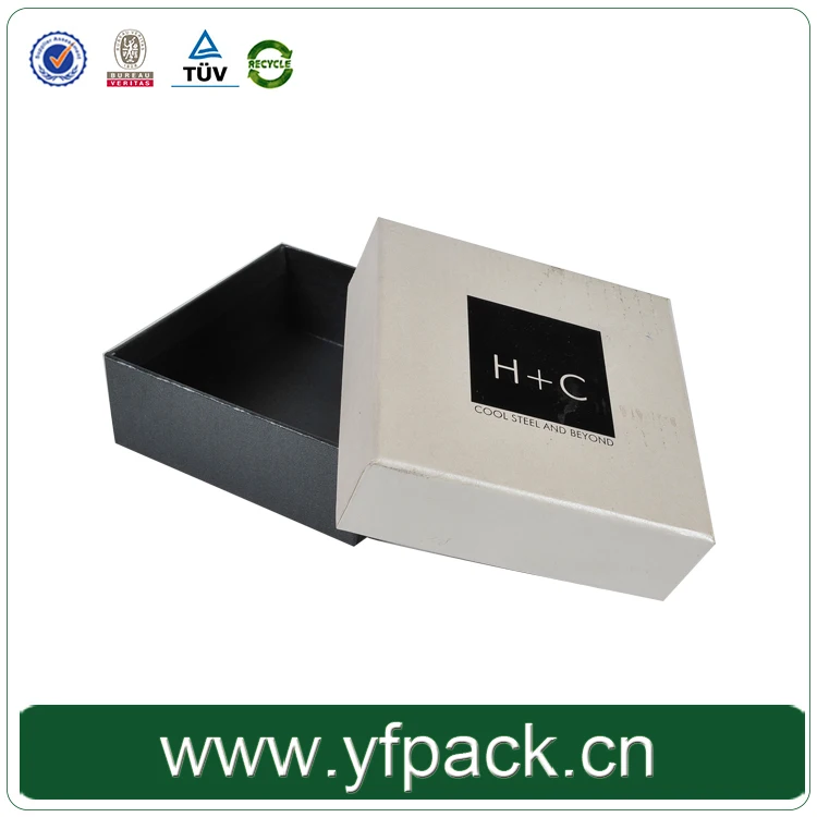 and white lid base design cheap simple structure jewelry box