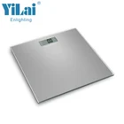 High quality tempered glass portable body weighing scale LCD body fat scale