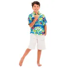 New style boys summer clothing printed casual shirts