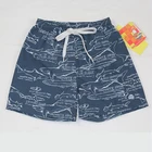 cartoon elastic waist children swimwear beach shorts swimsuit